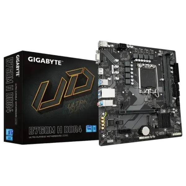 GIGABYTE B760M H mATX DDR4 Motherboard